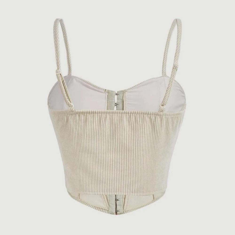 Corduroy Corset Tank Top - Picture 5 of 5